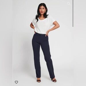 Betabrand  Classic Dress Pant Yoga Pant | Straight small Petite